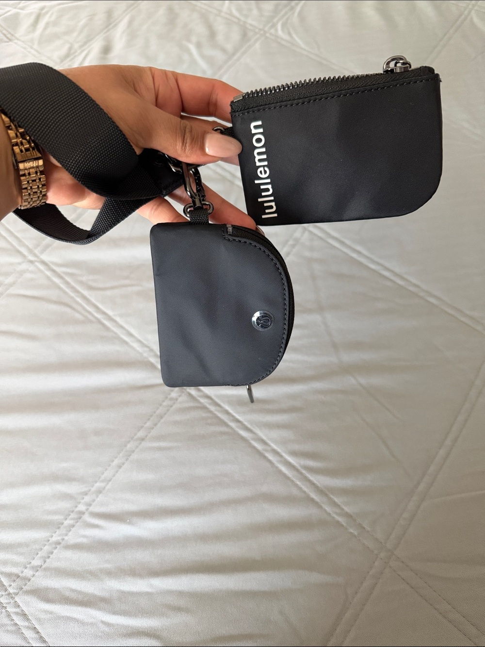 Lululemon Black Wristlet Pouch Duo - Picture 4 of 6